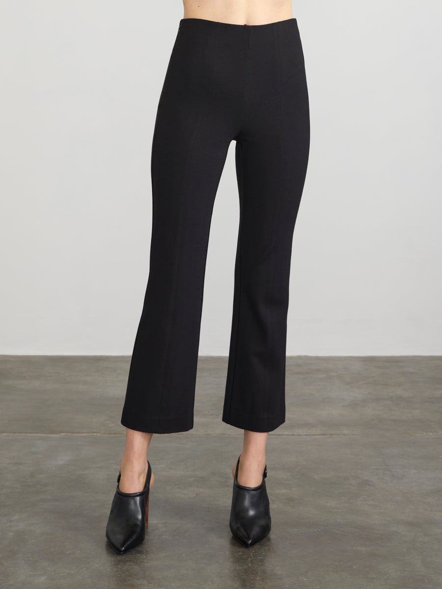 Margaret O'Leary CROPPED FLARED PANT Black / S Margaret O'Leary CROPPED FLARED PANT Black / S