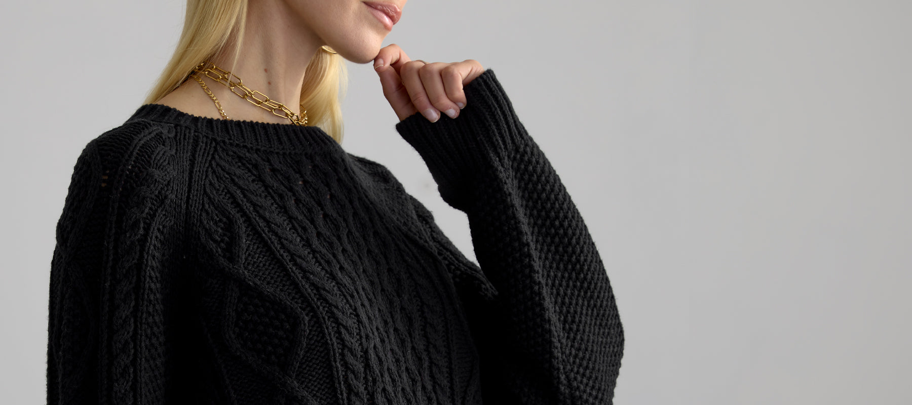 The Deidre Pullover by Margaret O'Leary.