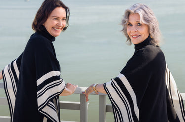 Margaret O'Leary and Jane Fonda. Photo by Laura Kudritzki.