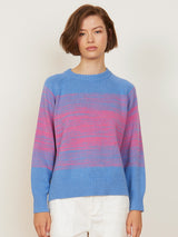Woman wearing the Livia Pullover by Margaret O'Leary. 