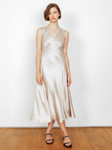DARYA DOUBLE V NECK DRESS by Margaret O'Leary