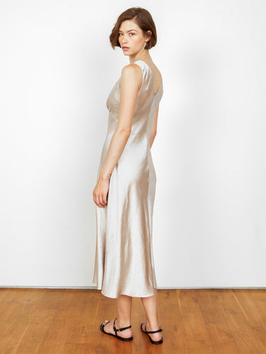 DARYA DOUBLE V NECK DRESS by Margaret O'Leary