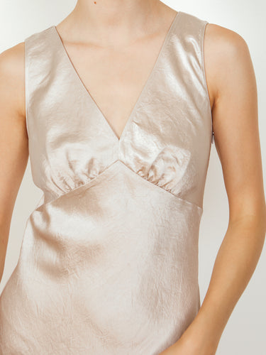 DARYA DOUBLE V NECK DRESS by Margaret O'Leary