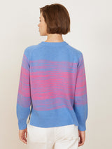 Woman wearing the Livia Pullover by Margaret O'Leary. 