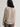 Margaret O'Leary Mendocino pullover in beige cashmere with contrast tipping at the hem and cuffs in an oversized fit.