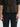 Person wearing a brown waffle knit top with a brown rope belt and black pants by Margaret O'Leary on a white background