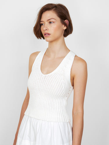 CROPPED HALTER TANK by Margaret O'Leary