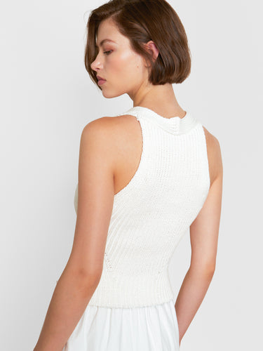 CROPPED HALTER TANK by Margaret O'Leary