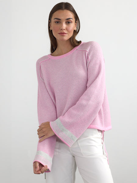 Vintage pink knit polo sullen ours タイラー