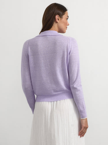 The Cashmere Linen Polo by Margaret O'Leary.