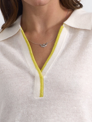 The Cashmere Linen Polo by Margaret O'Leary.