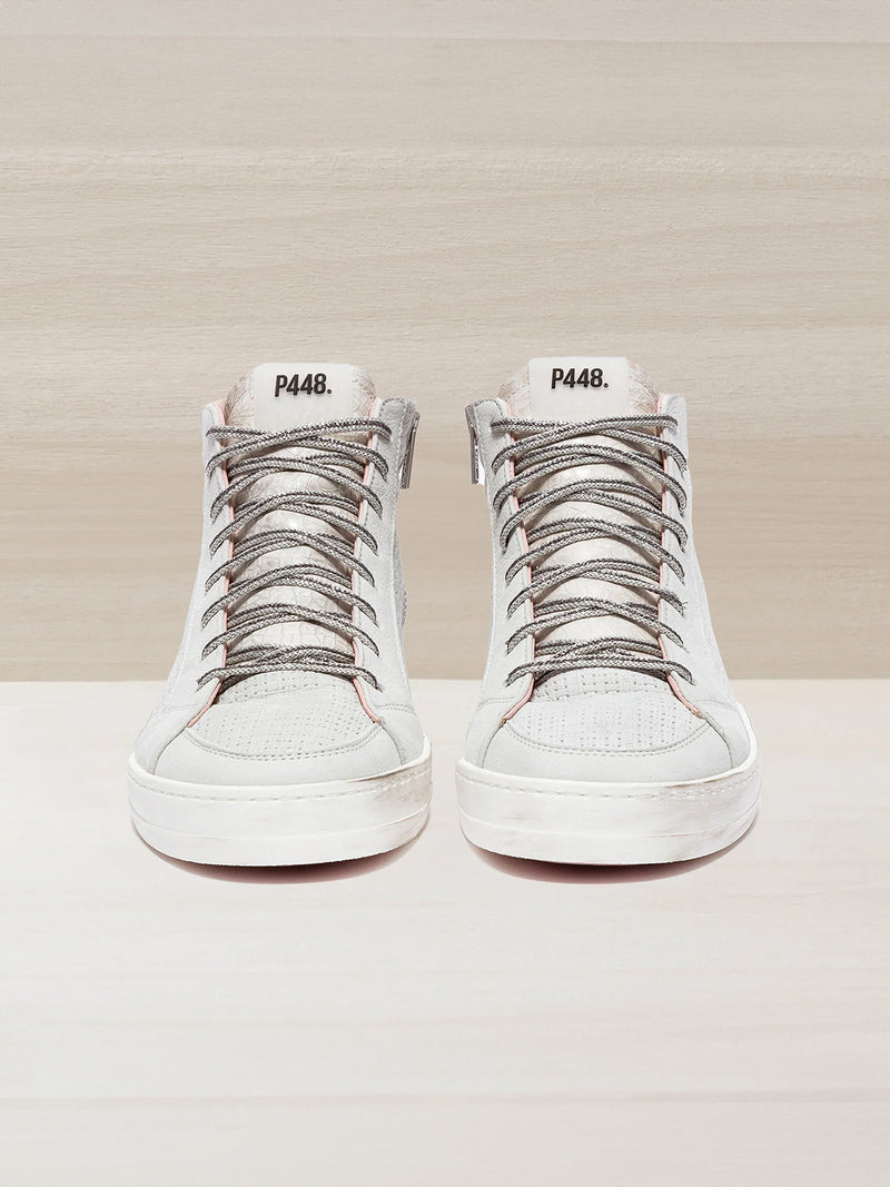 The P448 Skate sneaker in flax.
