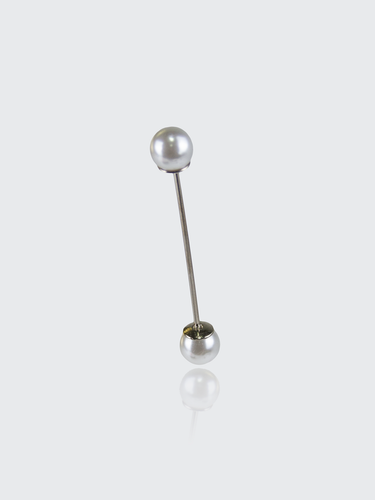 3" BAR PIN WITH PEARLS by Margaret O'Leary