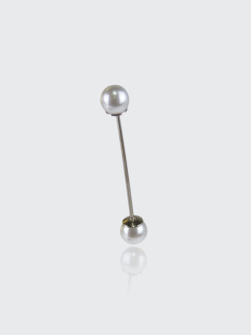 The 3" Bar clothes pin with pearls by Margaret O'Leary.