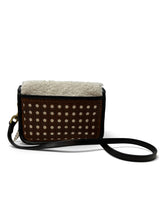 Mini Mia Leather Rattan Bag by Kempton and Co.