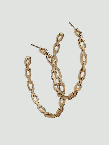 The Carmine Hoops by Jennifer Zeuner.