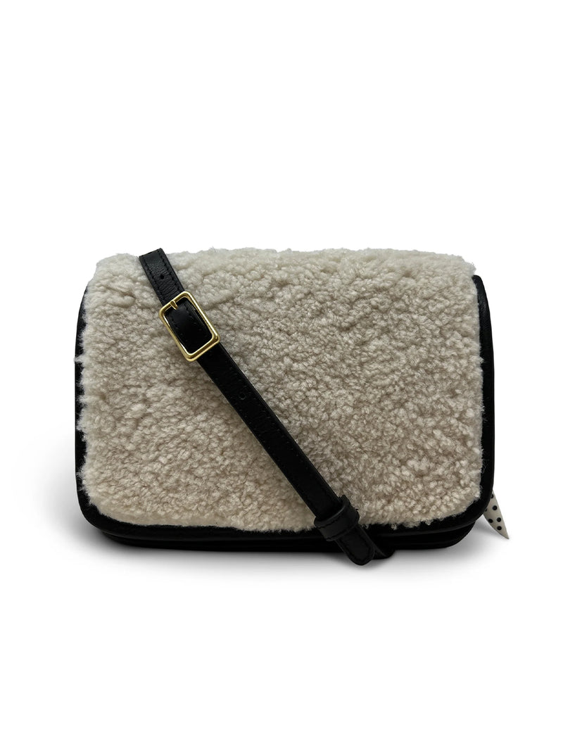 Mini Mia Leather Rattan Bag by Kempton and Co.