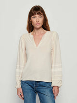 Woman wearing the Arden Long Sleeve by Nation.
