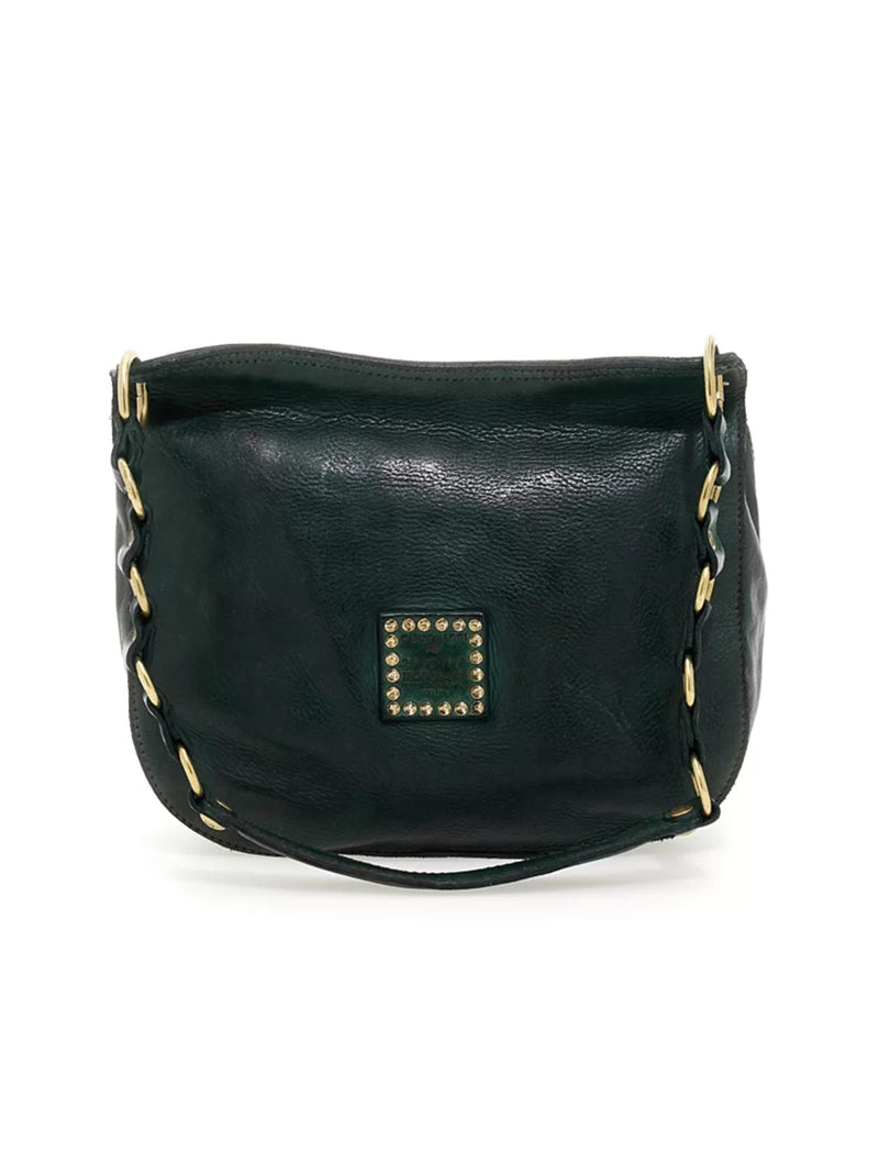 The Cassiopea Crossbody Bag in Green by Campomaggi.