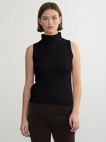 The Anselmo Sleeveless Turtleneck by Margaret O'Leary.