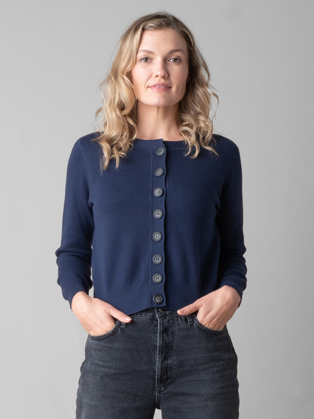 Cropped on sale boyfriend cardigan