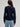 Sydney Double Knit Jacket by Margaret O’Leary, Milano stitch cotton cardigan jacket with crew neckline and relaxed silhouette.