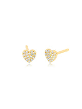 The Baby Diamond Heart Stud by EF Collection.