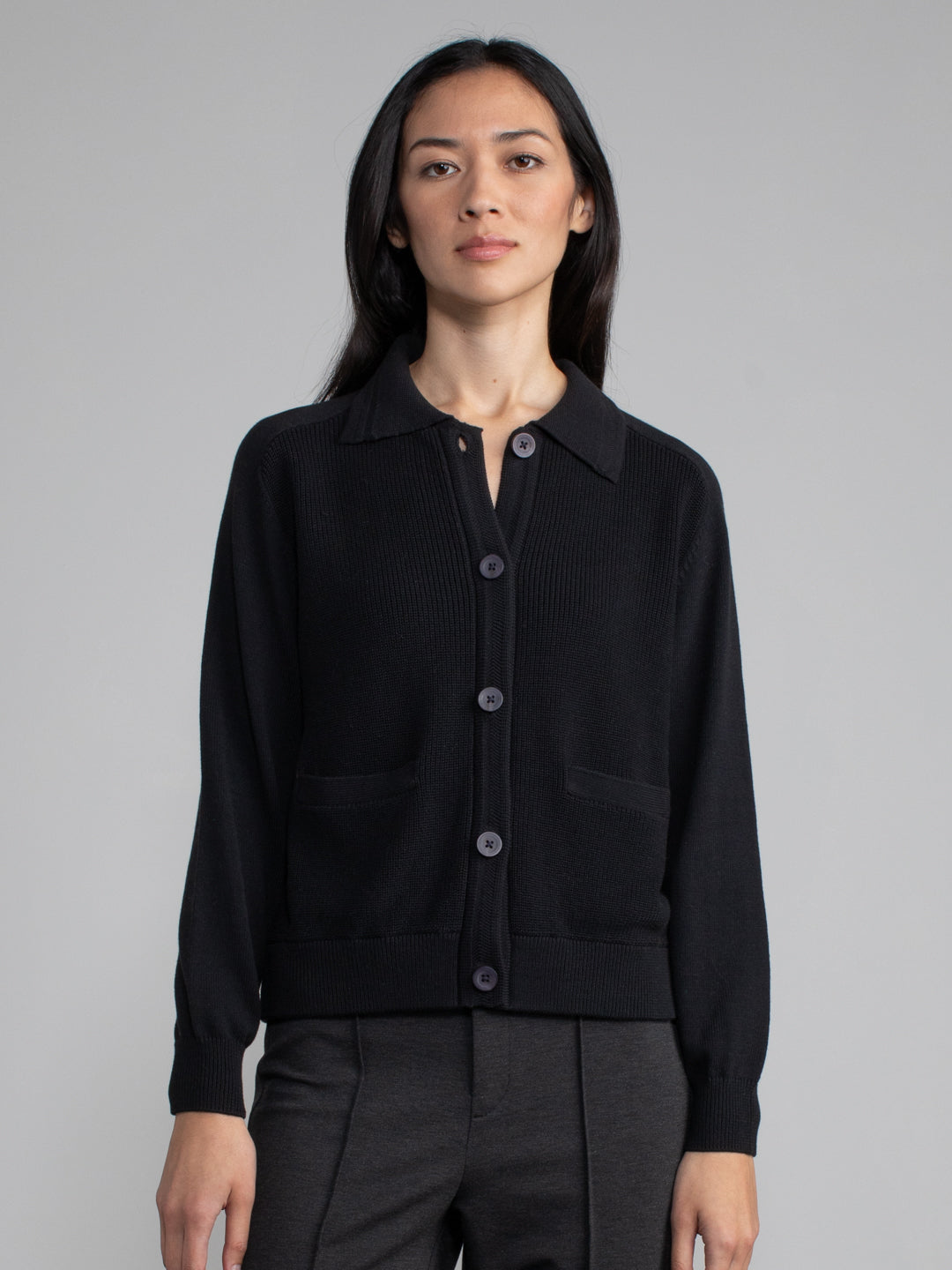 V-Neck Hardware One-Piece Swimsuit