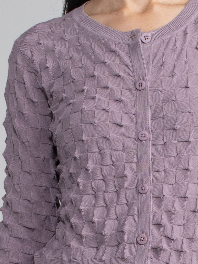 Closed view of the fabric detail.