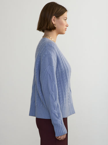 The Bianca Vee Pullover by Margaret O'Leary.