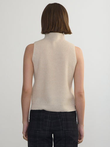 The Anselmo Sleeveless Turtleneck by Margaret O'Leary.
