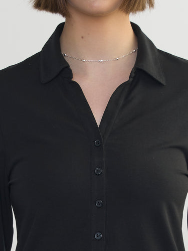 The Stretch Pima Long Sleeve Shirt by Margaret O'Leary.