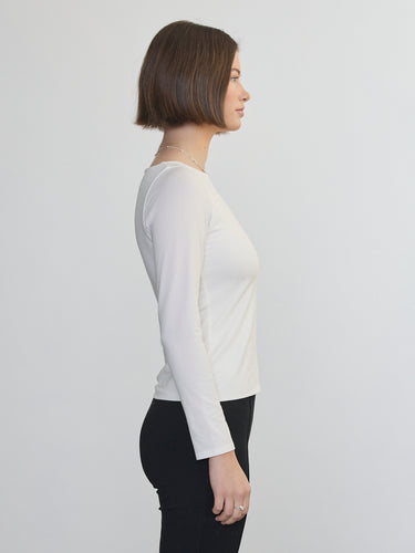 The Short Sleeve Rib Tee by Margaret O'Leary.