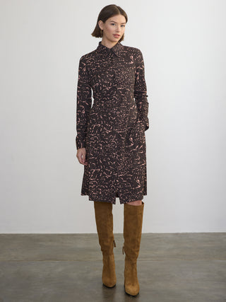 The Cassandra Belted Dress by Margaret O'Leary.