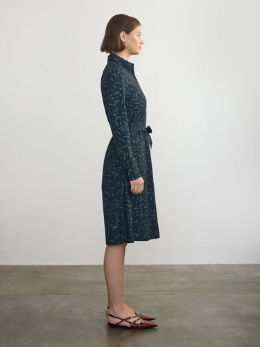 The Cassandra Belted Dress by Margaret O'Leary.