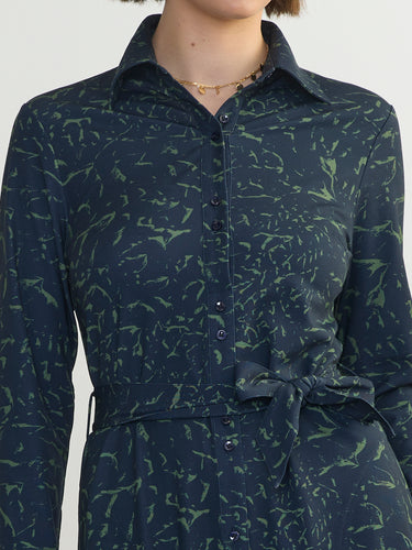 The Cassandra Belted Dress by Margaret O'Leary.