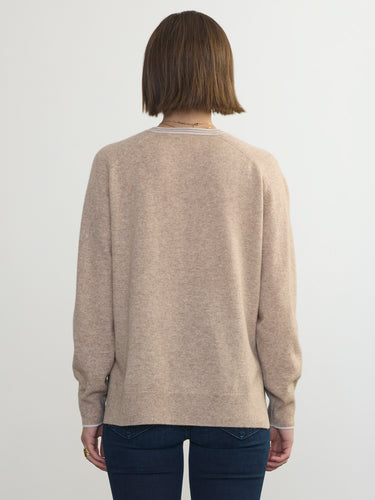 The Boyfriend Cashmere Vee by Margaret O'Leary.