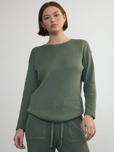 The Shirttail Easy Boatneck by Margaret O'Leary