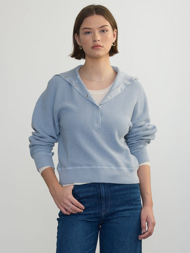 The Henley Wedgy Pullover by Margaret O'Leary.