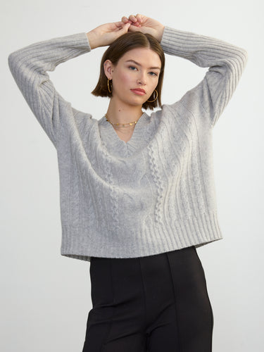 The Bianca Vee Pullover by Margaret O'Leary.
