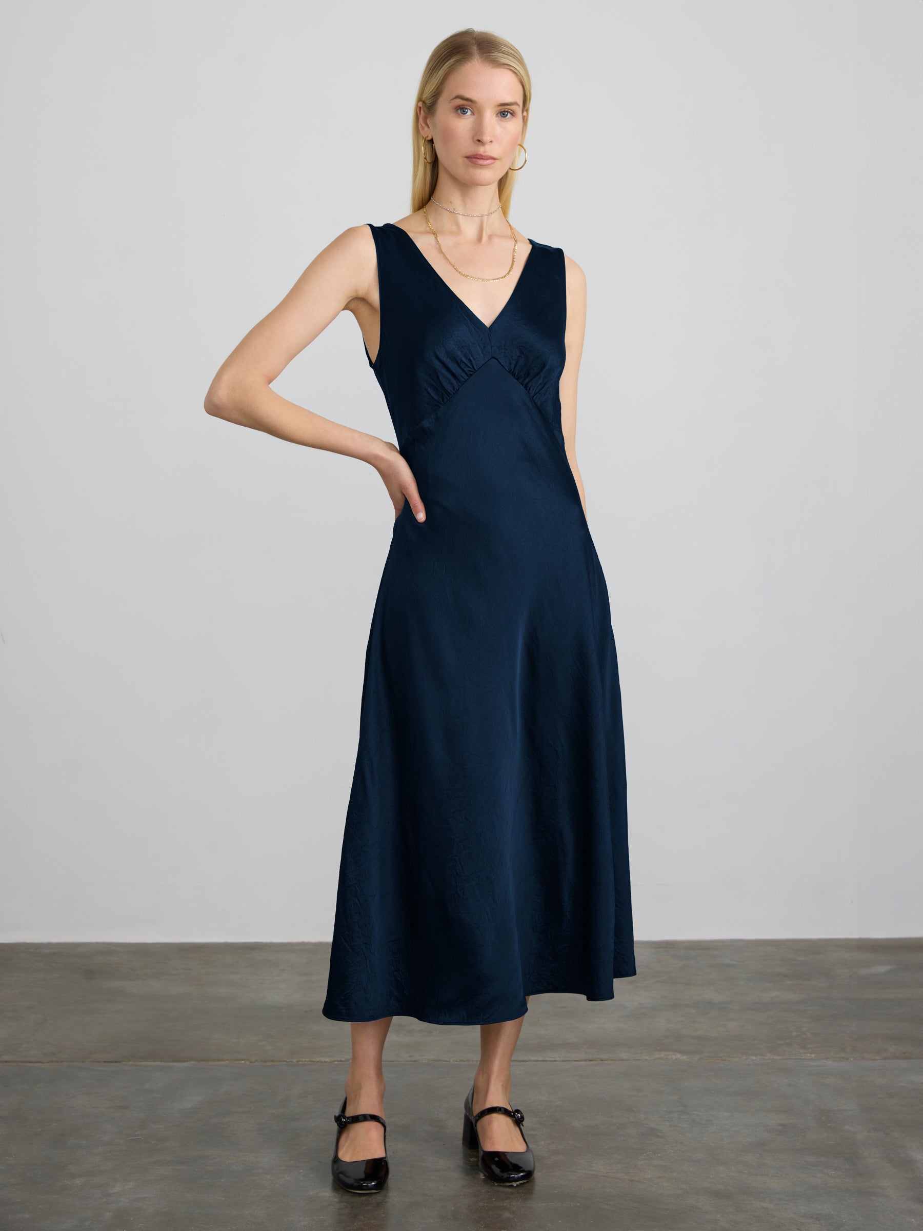 【訳あり】 DARYA DOUBLE V NECK DRESS – Margaret O'Leary スーツ・フォーマル・ドレス