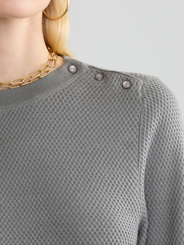 SNAP PULLOVER by Margaret O'Leary