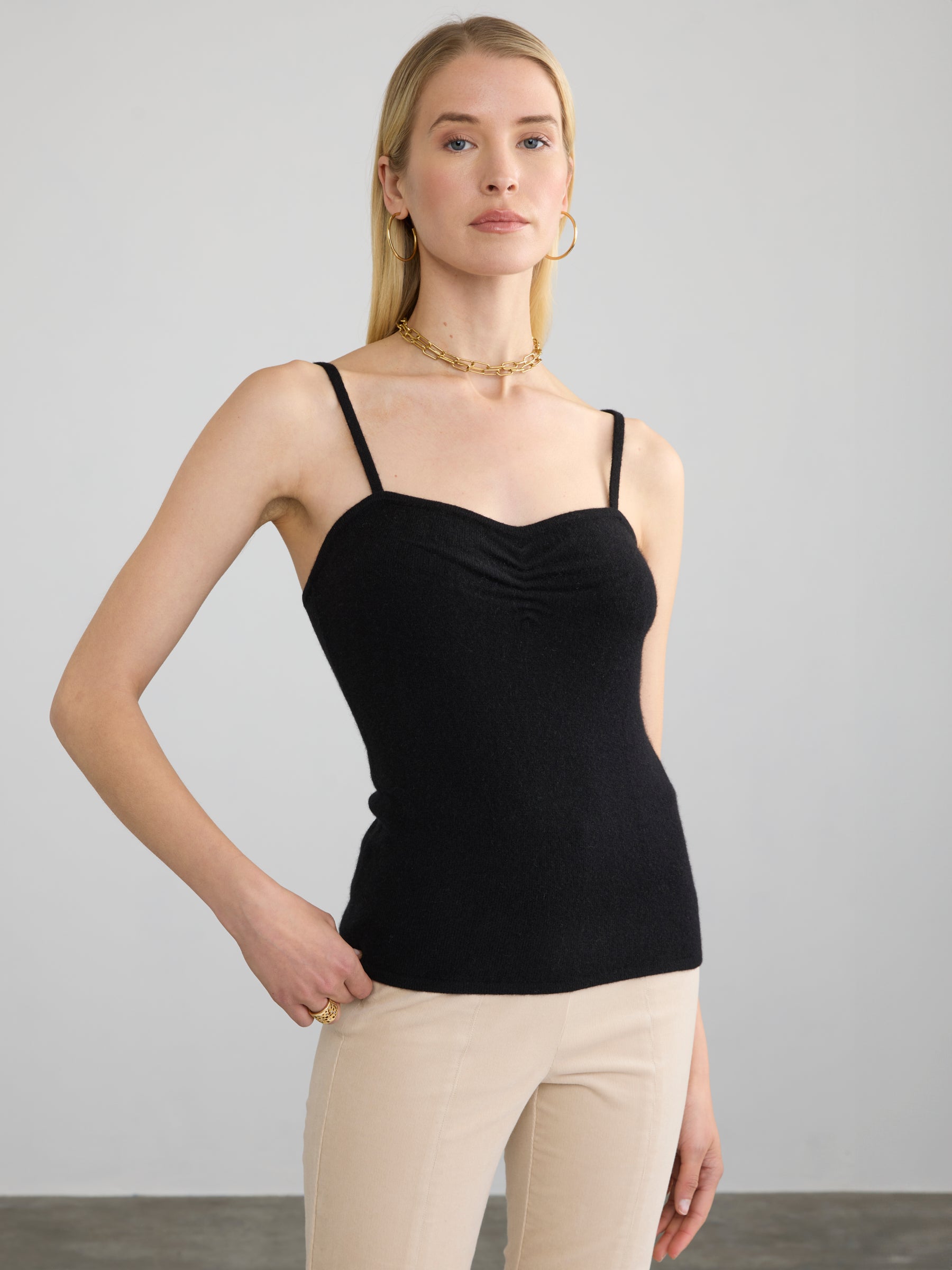 soor ploom◇Thelma Camisole Khadi 5y - トップス
