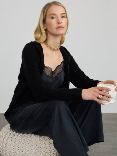 Woman wearing the Silk Cami by Margaret O'Leary.