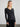 RIBBED COTTON L/S V-NECK by Margaret O'Leary