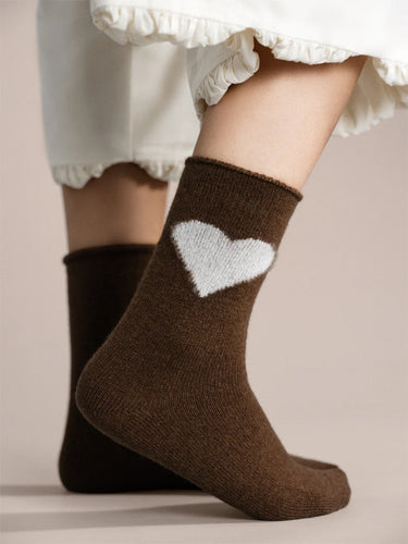 Love Cashmere Crew sock by Hansel from Basel.