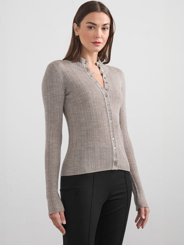 The Merino Multi Button Cardigan by Margaret O'Leary.