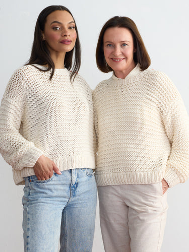 The Camila Hand Knit Pullover by Margaret O'Leary.