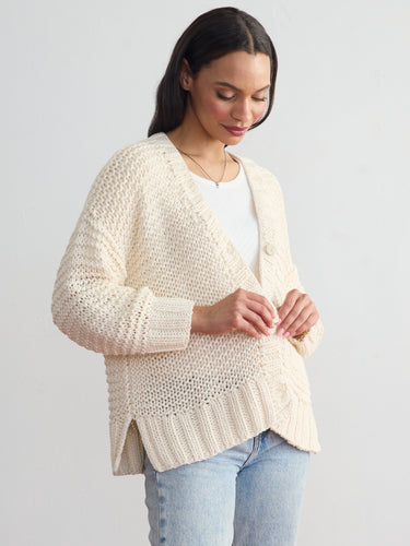 The Camila Hand Knit Cardigan by Margaret O’Leary.