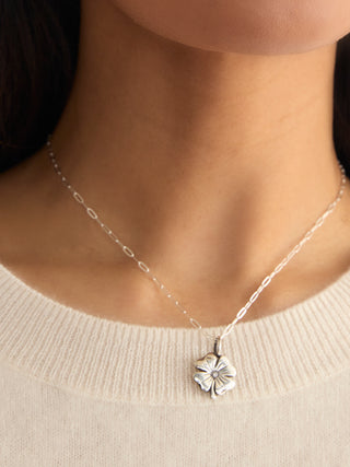 The Clover Charm Necklace by Feathered Soul.